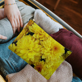 Bolsito Accesorio Grande Crisantemo amarillo florece