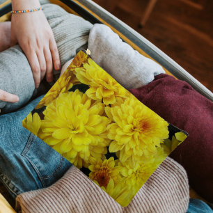 Bolsito Accesorio Grande Crisantemo amarillo florece