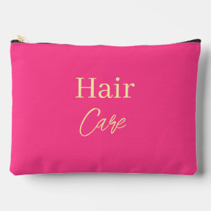 Bolsito Accesorio Grande Cuidado del pelo rosa caliente