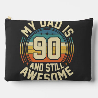 Bolsito Accesorio Grande Cumpleaños Vintage De Papá De 90 Años Es Impresion