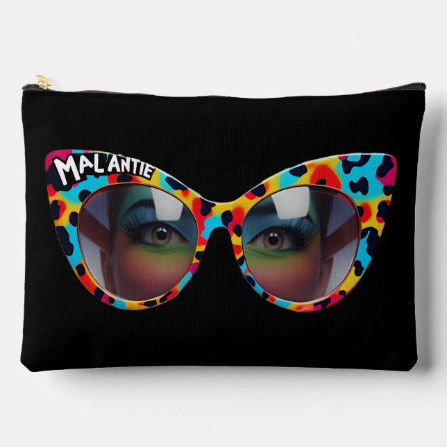 Bolsito Accesorio Grande Custom MAL ANTIE / Crazy Aunt Afrikaanse Humor (Anverso)