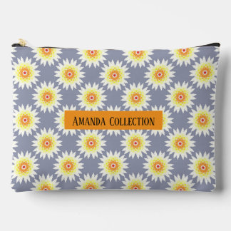 Bolsito Accesorio Grande Custom modern girly floral bright purple chic