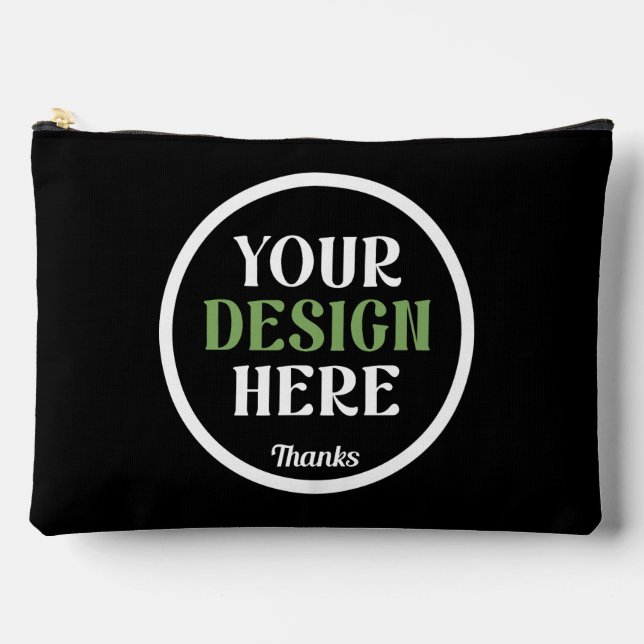 Bolsito Accesorio Grande custom, unique, sleek & minimalist (Anverso)