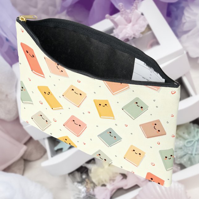Bolsito Accesorio Grande Cute Kawaii Books Pouch Accesorio (Subido por el creador)