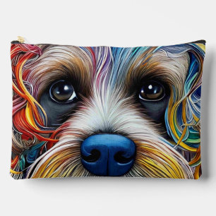 Bolsito Accesorio Grande Cute Pop Art Terrier