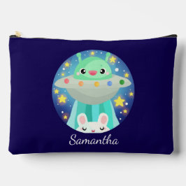 Bolsito Accesorio Grande Cute Space Creature And Bunny Rabbit