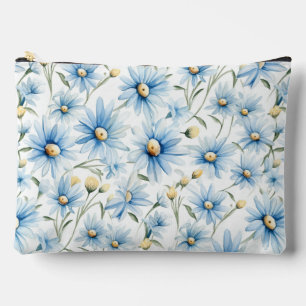 Bolsito Accesorio Grande Daisies azules de bonito