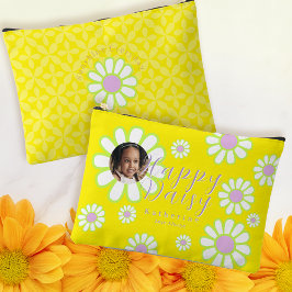 Bolsito Accesorio Grande Daisy Simple Photo Yellow
