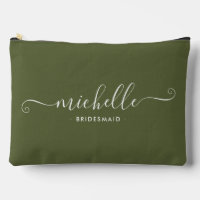 Dama de Honor Personalizada Minimalista Aceituna d