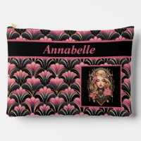 Deco Lady Black y Pink con flores