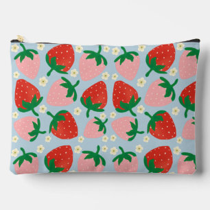 Bolsito Accesorio Grande Delicias Dulces de Frutas  Azul Pastel