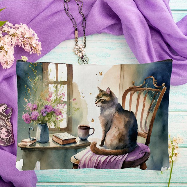 Bolsito Accesorio Grande Dibujo de gato en silla (Subido por el creador)