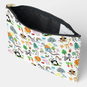 Bolsito Accesorio Grande Dibujos infantiles de diseño personalizado simple