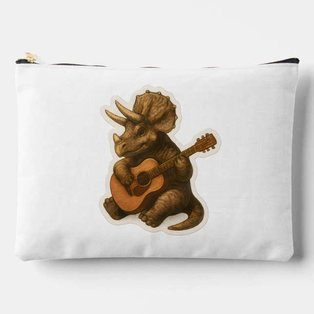 Bolsito Accesorio Grande Dinosaurio tocando guitarra (Anverso)