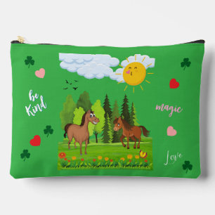 Bolsito Accesorio Grande Diseño de caballos pequeños para niños