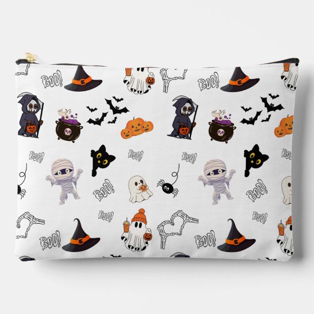 Bolsito Accesorio Grande Diseño de Halloween Makeup Bag (Anverso)