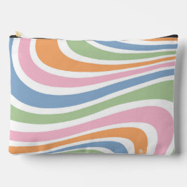 Bolsito Accesorio Grande Diseño de ondas retro