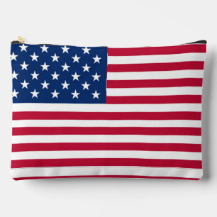 Bolsito Accesorio Grande Diseño de orgullo de bandera estadounidense USA