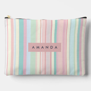 Bolsito Accesorio Grande Diseño de Raya de Caramelo Pastel Personalizado
