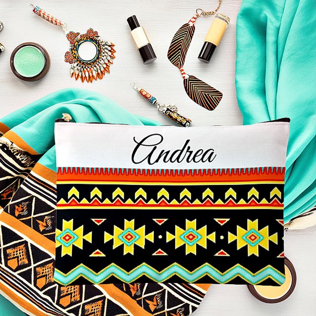 Bolsito Accesorio Grande Diseño tribal brillante personalizado (Subido por el creador)