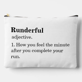 Bolsito Accesorio Grande Divertido corredor de maratón que corona deportes