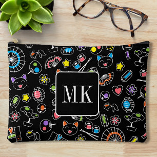 Bolsito Accesorio Grande Doodles kawaii japoneses sobre las iniciativas de