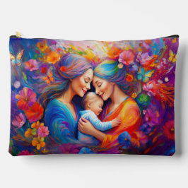 Bolsito Accesorio Grande Dos madres con su bebé