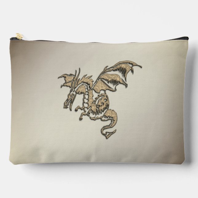 Bolsito Accesorio Grande Dragón dorado (Anverso)