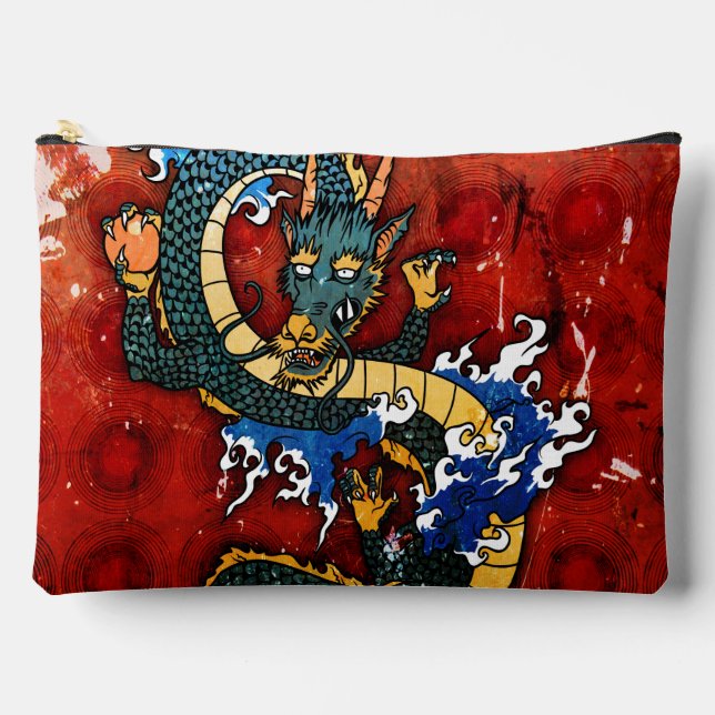 Bolsito Accesorio Grande Dragón japonés (Anverso)