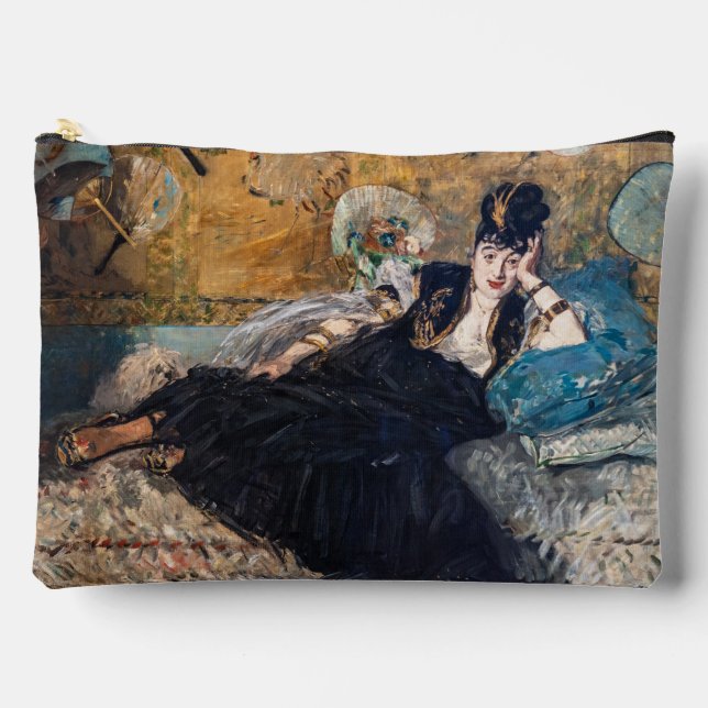 Bolsito Accesorio Grande Edouard Manet - Dama con Abanicos (Anverso)