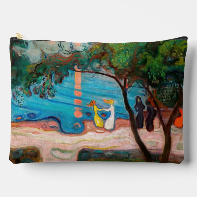 Bolsito Accesorio Grande Edvard Munch - Baile en la playa (Anverso)