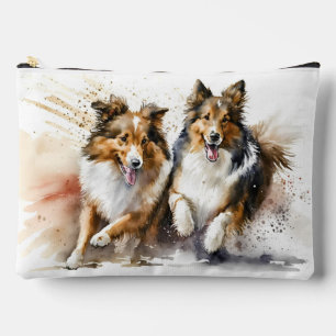 Bolsito Accesorio Grande Ejecutando Perros de Collie