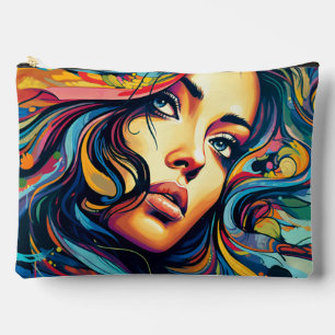 Bolsito Accesorio Grande El arte pop femenino grande