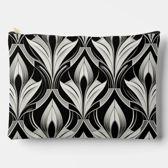 Bolsito Accesorio Grande El blanco y negro decorativo (Anverso)