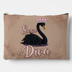 Bolsito Accesorio Grande El cisne negro, reina del agua.