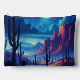 Bolsito Accesorio Grande El desierto de noche al suroeste