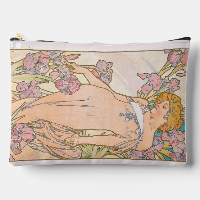 Bolsito Accesorio Grande El Iris (1897) de Alphonse Mucha (Anverso)