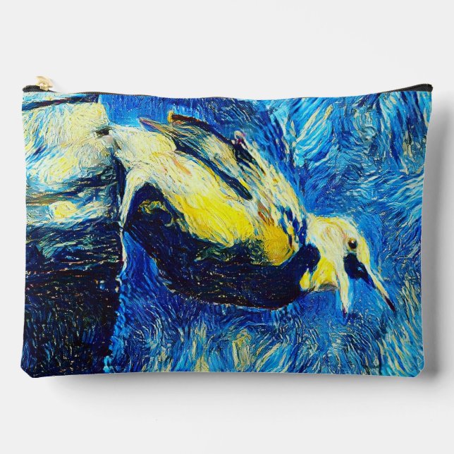 Bolsito Accesorio Grande El solitario estilo VanGogh (Anverso)