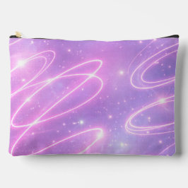 Bolsito Accesorio Grande Electric pink neon scribbles AI art 