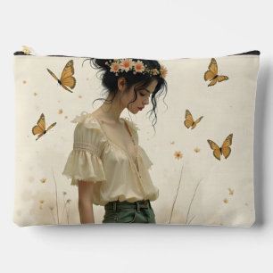 Bolsito Accesorio Grande Elegancia suave en un baile de mariposas