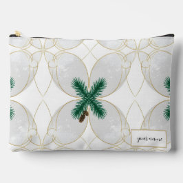 Bolsito Accesorio Grande Elegant Gold Eucalyptus MerryMist Holiday Cork Coa