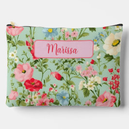 Bolsito Accesorio Grande Elegante País Inglés Wildflower Lg Personalizado