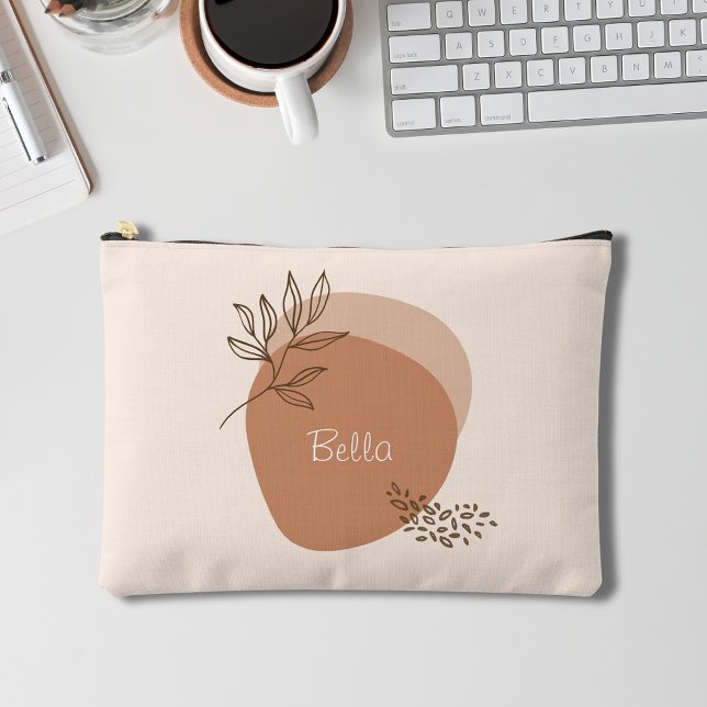 Bolsito Accesorio Grande Embrague de boho personalizado (Personalised boho Clutch bag with zip)