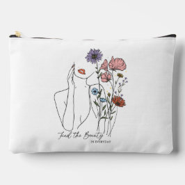 Bolsito Accesorio Grande Encontrar La Belleza En La Cita Inspiradora De Tod