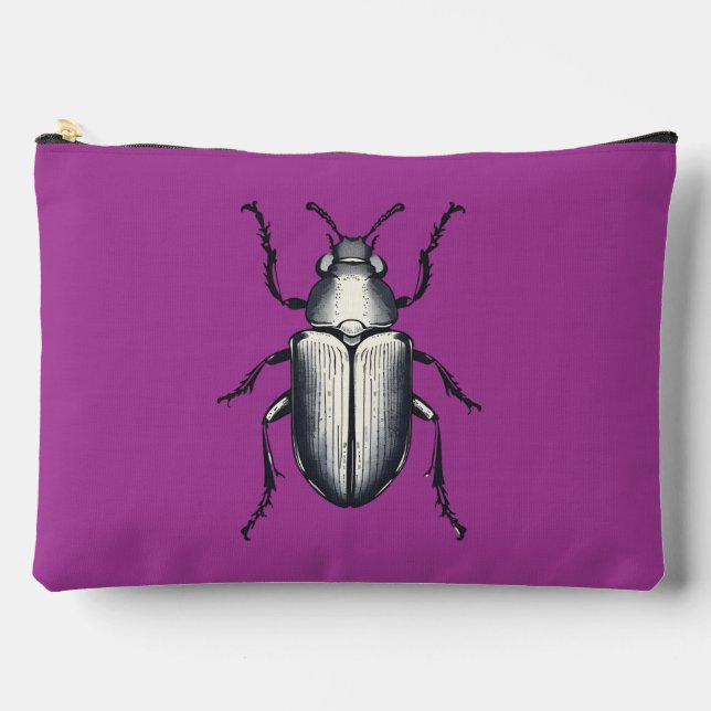 Bolsito Accesorio Grande Escarabajo con Iniciales (Anverso)