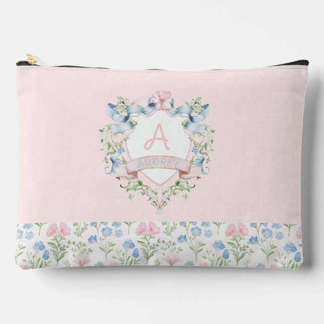 Bolsito Accesorio Grande Escudo de la cinta azul y rosa para el abuelo (Anverso)
