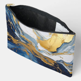 Bolsito Accesorio Grande Esplandor audaz de oro y azul