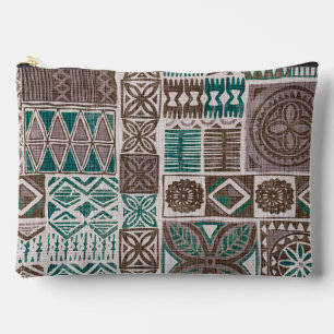 Bolsito Accesorio Grande estampa hawaiana tapa