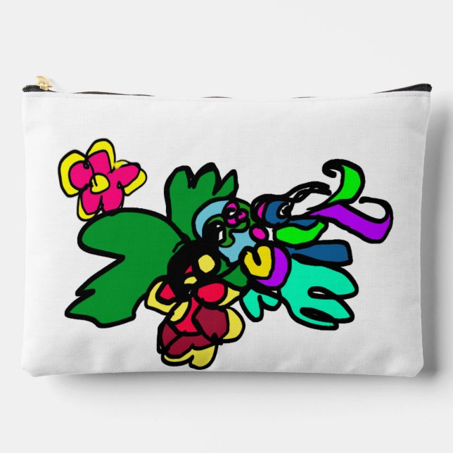 Bolsito Accesorio Grande Estilo colibrí  (Anverso)