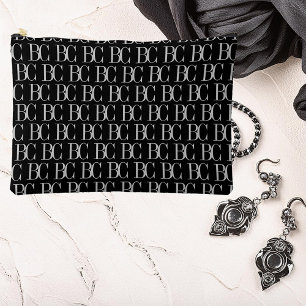 Bolsito Accesorio Grande Estilo de diseñador moderno aspecto monograma